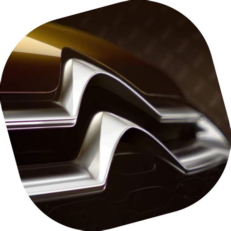 Vizualizacija: „Citroën C6“ priekinė dalis, pabrėžiant saugumo dizaino elementus