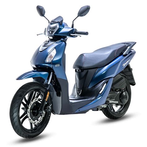 SYM VS 125 motoroleris - funkcionalus dizainas miesto gatvėse.