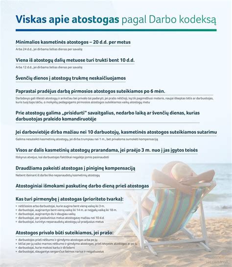 Infografika: darbo stažas iki pirmųjų atostogų