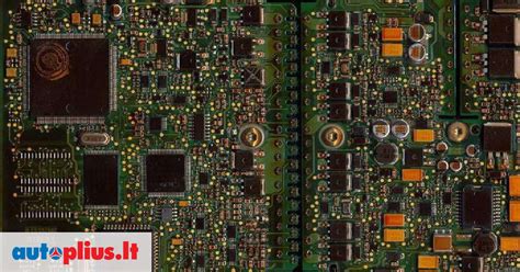 Variklio valdymo kompiuterio korozija ir remontas