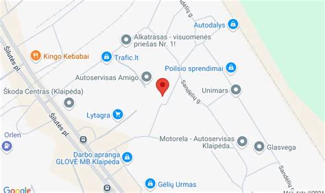 Žemėlapis: Klaipėda Šilutės pl. 21 - sandėlis