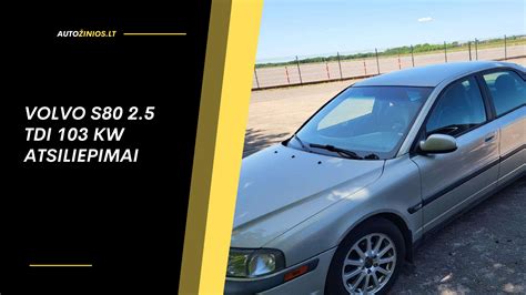 Volvo S80 2.5 TDI variklio skyriaus nuotrauka