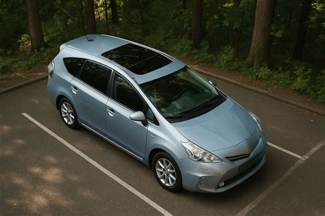 Toyota Prius Plus interjero nuotrauka, rodanti prietaisų skydelį ir salono erdvę