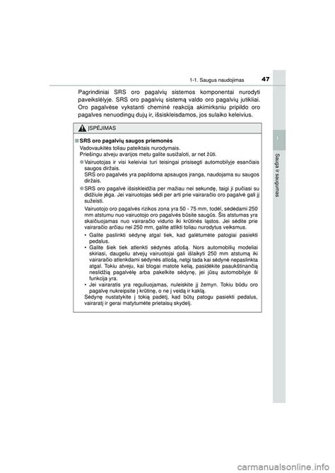 Sistemos diagrama: oro pagalvių komponentai ir jutikliai