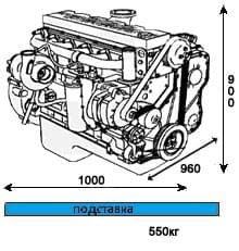 KAMAZ-65115 variklio CUMMINS 6ISBe 285 schema