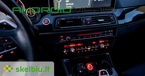 Schematinis BMW F10 multimedijos sistemos pajungimo pavyzdys su skirtingais garso sistemos variantais