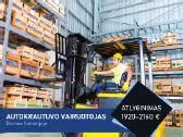 Teminis autokrautuvo vairuotojo darbas sandėlyje