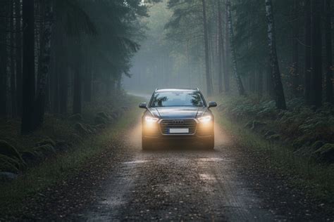 Tematinė nuotrauka: sugadintas automobilio žibintas