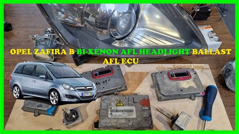 Opel AFL Bi-Xenon sistemos veikimo schema