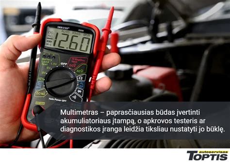Akumuliatoriaus gnybto oksidacijos schema
