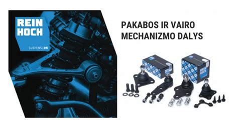 Vairo mechanizmo dalys schemosatvaizdas