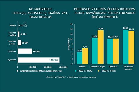 Infografika: automobilių degalų sąnaudų palyginimas