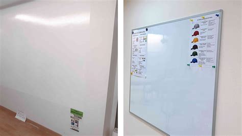 Palyginimas: teisingai ir neteisingai sumontuota instaliacinė dėžutė, iliustruojant sienos paruošimo svarbą