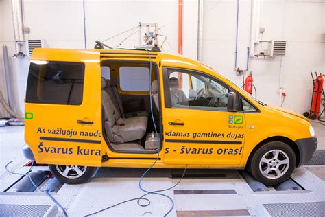 Automobilis ant galingumo matavimo stendo (Dyno stendas)