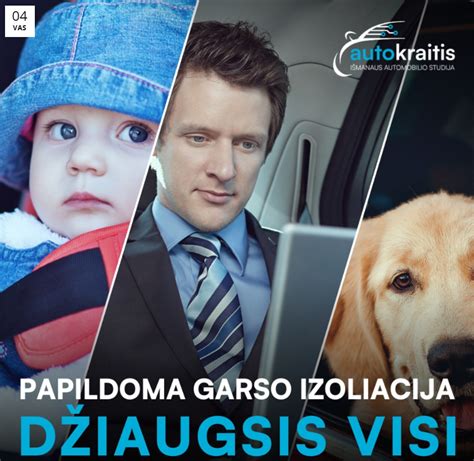 Autmovairės rekomenduojama gerinti garso izoliaciją