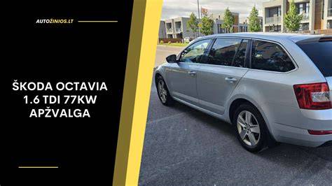 DPF regeneracija ir energija iš Škoda Octavia