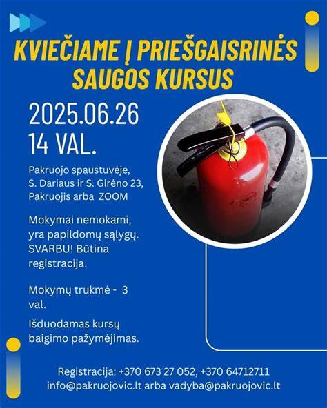 Infografika: priešgaisrinės saugos priemonių įvairovė pavyzdžiai