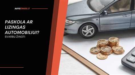 Infografika apie automobilių finansavimo galimybes (lizingas, paskola, nuoma)