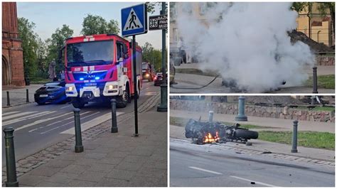 Nuotrauka iš įvykio vietos - gaisrinės ir policijos pareigūnai