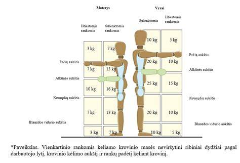 schema, iliustruojanti krovinio svorio paskirstymą ant ašių