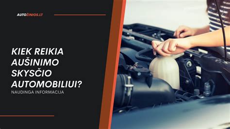 Infografika: kaip tikrinti aušinimo skystį Peugeot 406