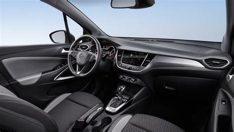 Opel Crossland X salono detalės ir įrangos elementai