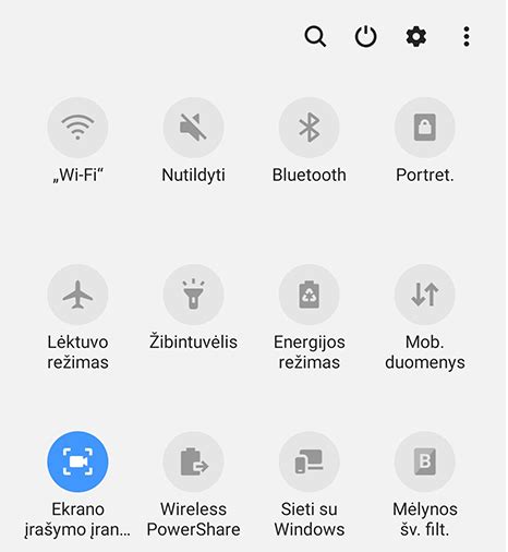 ekrano nustatymų vaizdas su pavaizduotu ryškumo slankikliu ir tamsiuoju režimu
