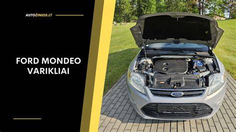 Infografika: Ford Mondeo dalys ir jų išsidėstymas variklio skyriuje