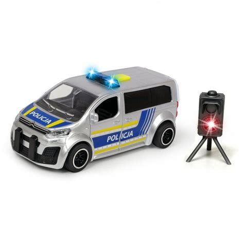 Patruliuojantis policijos automobilis kelyje