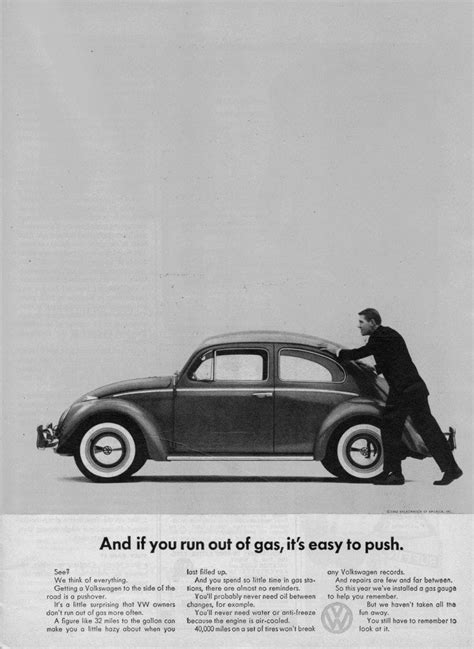 Istorinė VW Beetle reklaminė kampanija 