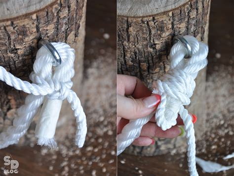 DIY staliukas iš padangų ir virvės