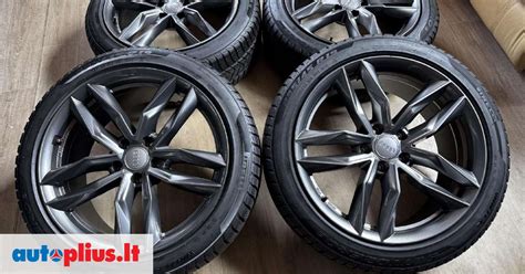 Audi A6 su R17 lengvojo lydinio ratlankiais
