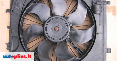 Opel Zafira variklio aušinimo ventiliatorius ir radiatorius