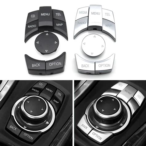 BMW E60 iDrive sistemos valdymo pultas ir ekranas