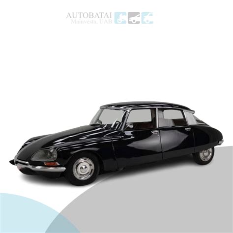 Citroën DS modelio iliustracija ir jo revoliucinė hidropneumatinė pakaba