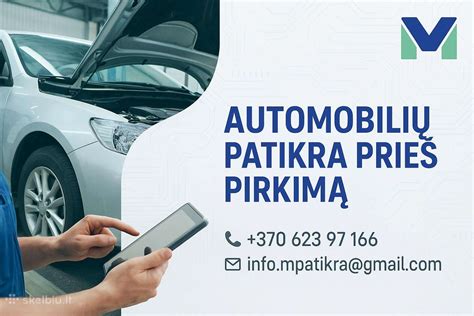 Automobilio patikra servise prieš pirkimą