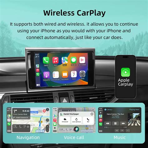 Ekrano nuotrauka: „Apple CarPlay“ arba „Android Auto“ sąsaja automobilio ekrane