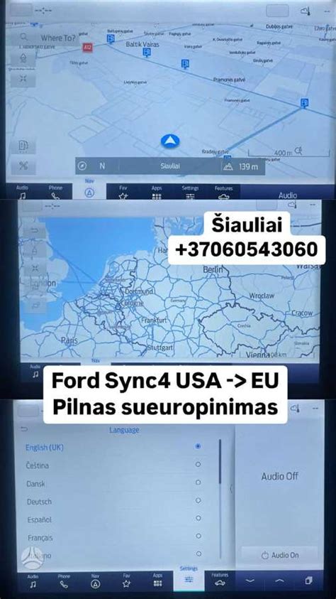 Ford SYNC sistemos sąsaja automobilyje