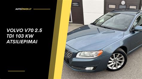 Volvo S80 techninės apžiūros patarimai