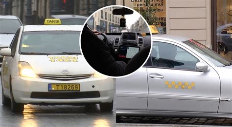 Tematinė nuotrauka: taksi automobilis kelyje dienos metu