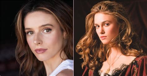 Georgia Flood ir Keira Knightley kaip Elizabeth Swann