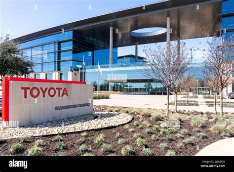 The global headquarters of Toyota Motor Corporation with a diverse fleet of Toyota vehicles