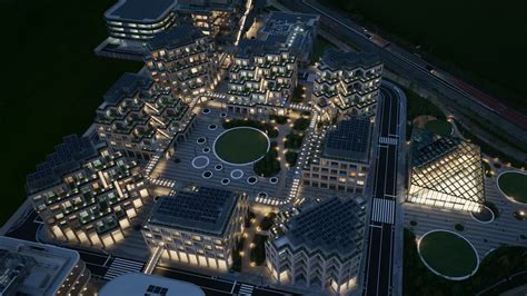 Woven City concept art showing an integrated smart city with diverse mobility solutions