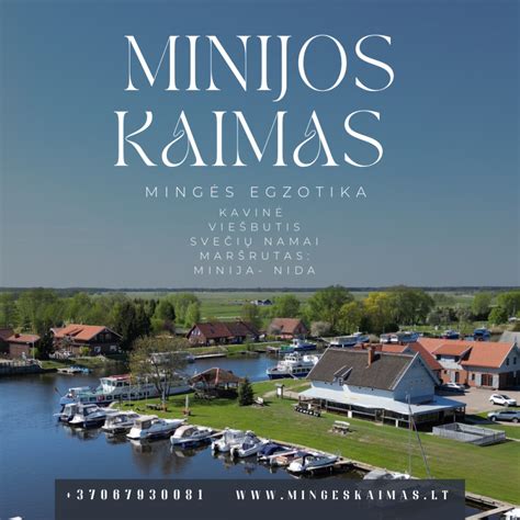 Tematinė nuotrauka: Mingės kaimas su laiveliais prie kranto