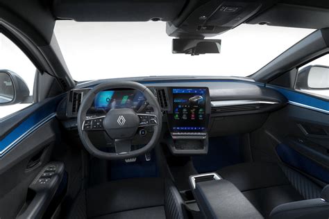 „Renault Megane E-Tech“ interjero panorama