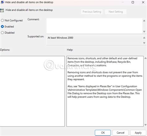 Grupės politikos redaktoriaus langas su pažymėta „Windows Update“ dalimi