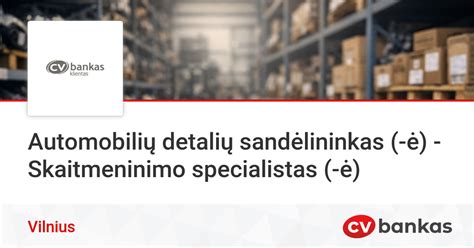 automobilių detalių sandėlio lentyna
