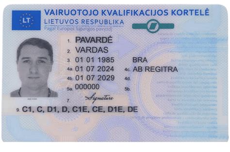 Vairuotojo pažymėjimo ir mokėjimo kortelės iliustracija