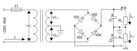 Elektroninės schemos iliustracija su litavimo taškais