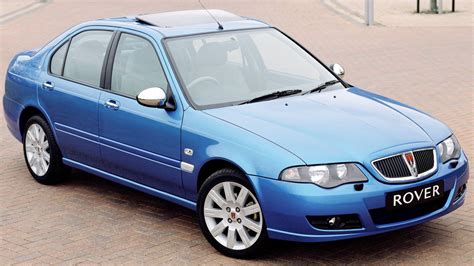 Thematic photo of Rover 45 driving on a road or a side shot highlighting its appearance.